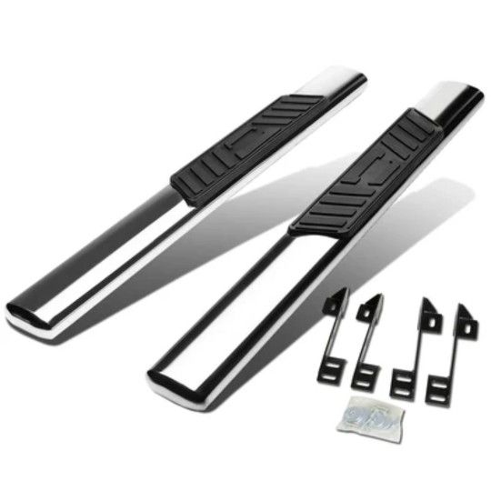 99-14 Chevrolet Silverado Gmc Sierra Side Steps Running Boards Step Bar Nerf Bar Estribos Chevy 