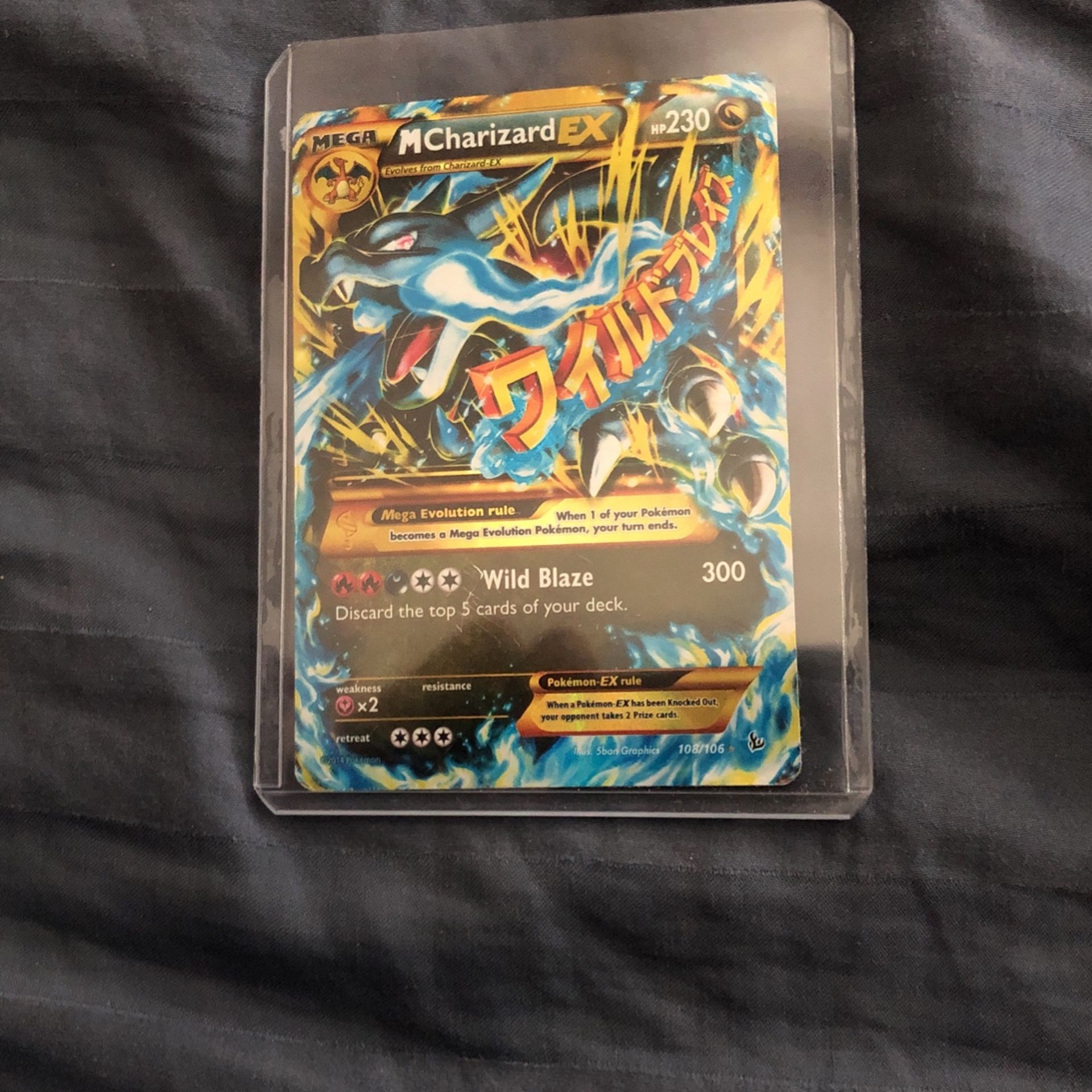 charizard ex pokemon card 2014 CGC 6.5 EX/NM+ M Charizard EX 69/106 main image 0