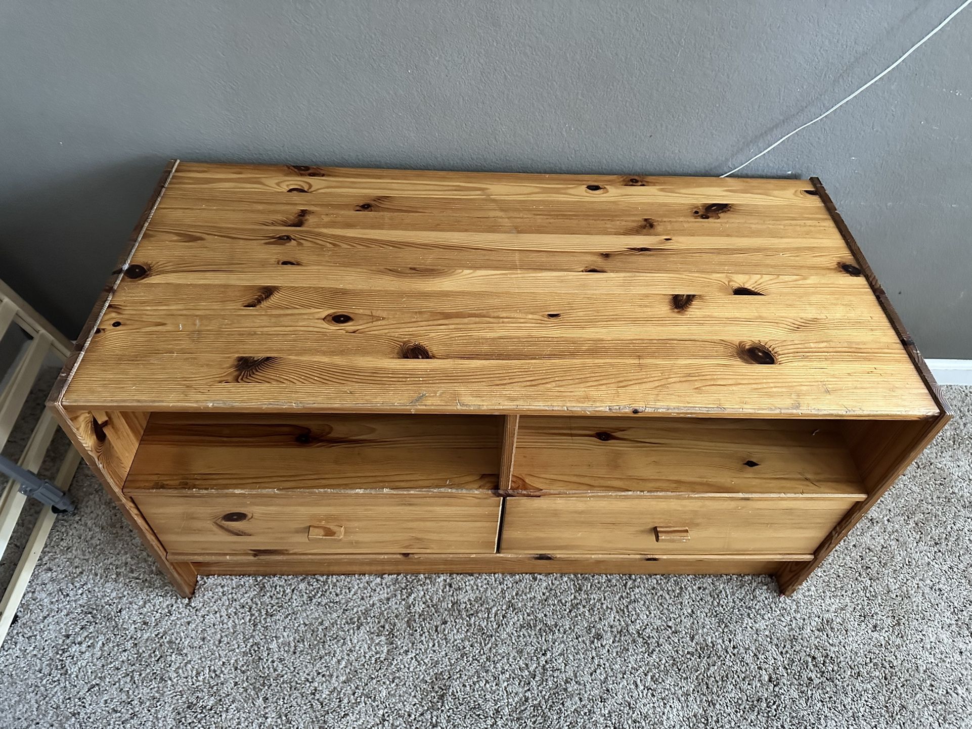 Wood TV stand/Organizer