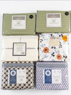 SIX SIX BED SHEETS LOT (MUST GO)
