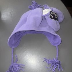 Girl Infant Winter Hat With Gloves