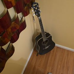 Ibanez V70CE Dreadnought Acoustic-Electric Guitar - Black