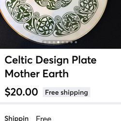 Celtic Decorative Plate