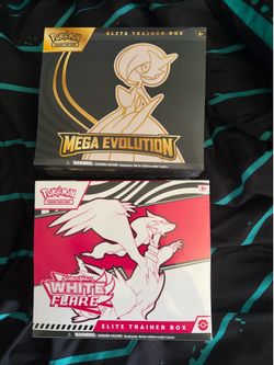 White flare Etb Mega evolutions Etb Pokemon