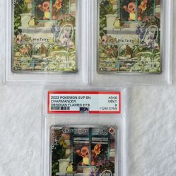 Charmander Illustration Rare - 2023 Obsidian Flames ETB Promo - PSA 9 Mint [3x Available]