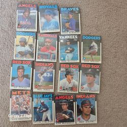 1986 Topps baseball rack packs