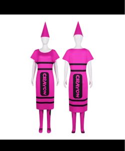 NEW!! Pink Crayon Halloween Costume Set