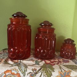 Vintage Moon & Stars Canister Set 