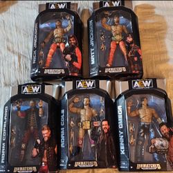 AEW Wrestling Collection Series Action Figures Set