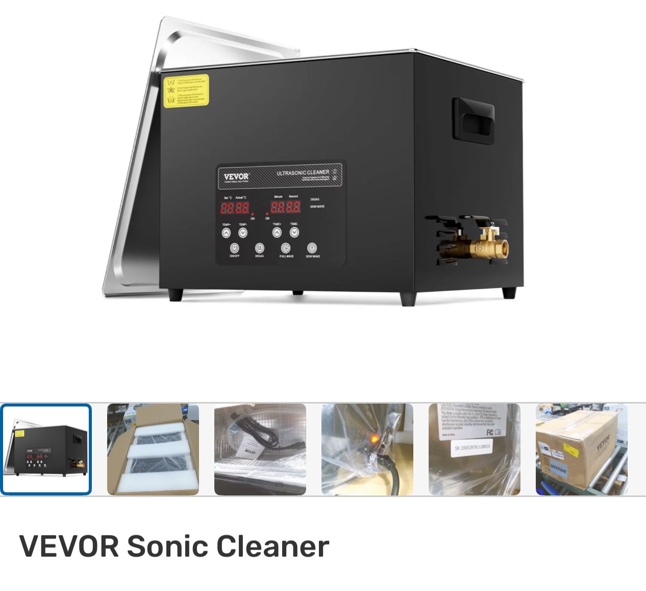Vevor Sonic Cleaner
