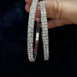 Large Diamond Earrings 