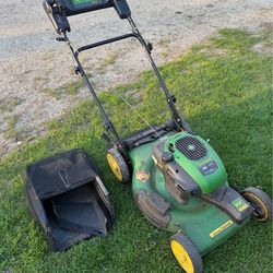 Self propelled John Deere lawnmower