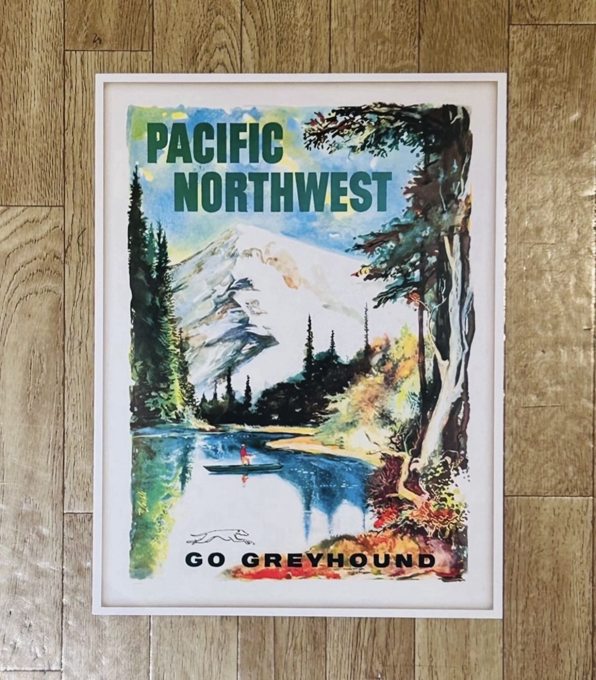 Pacific Northwest Greyhound Poster - 10.5” X 14” - New