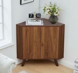 Modern Corner Accent Cabinet - WNT80