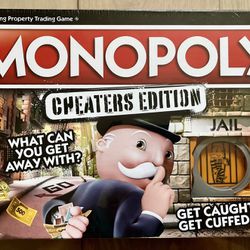 Hasbro Monopoly Game: Cheaters Edition Board Game (E1871)