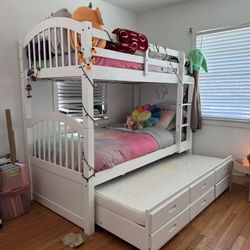 Litera Tres Camas , Bunk Bed With Tundle Bed