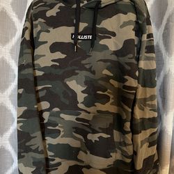 Hollister Camo Hoodie – Men’s Large – Excellent Condition