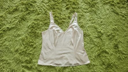 Vintage Sears Camisole XL 40  100% Nylon Beige Cami Boudoir Lingerie  Excellent Condition PRICE Is Firm Cash Only 