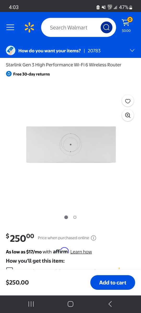 Gen 3 Starlink Mesh Router