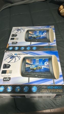 Soundstream VHD-90CC Headrest DVD Player – 2 Pack