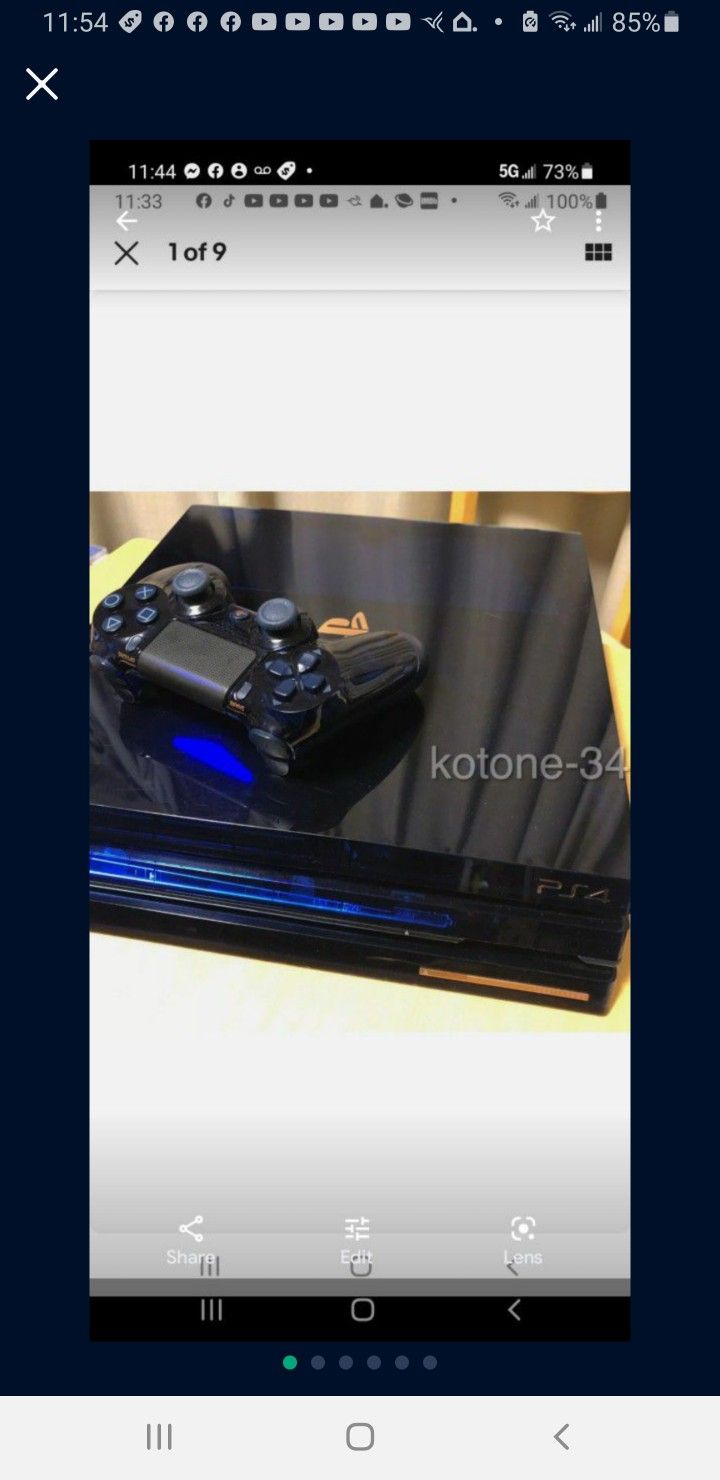 Very rare ps4 pro millennium limted edition console