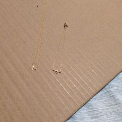 Necklace And Bracelet Set (Holy Cross)