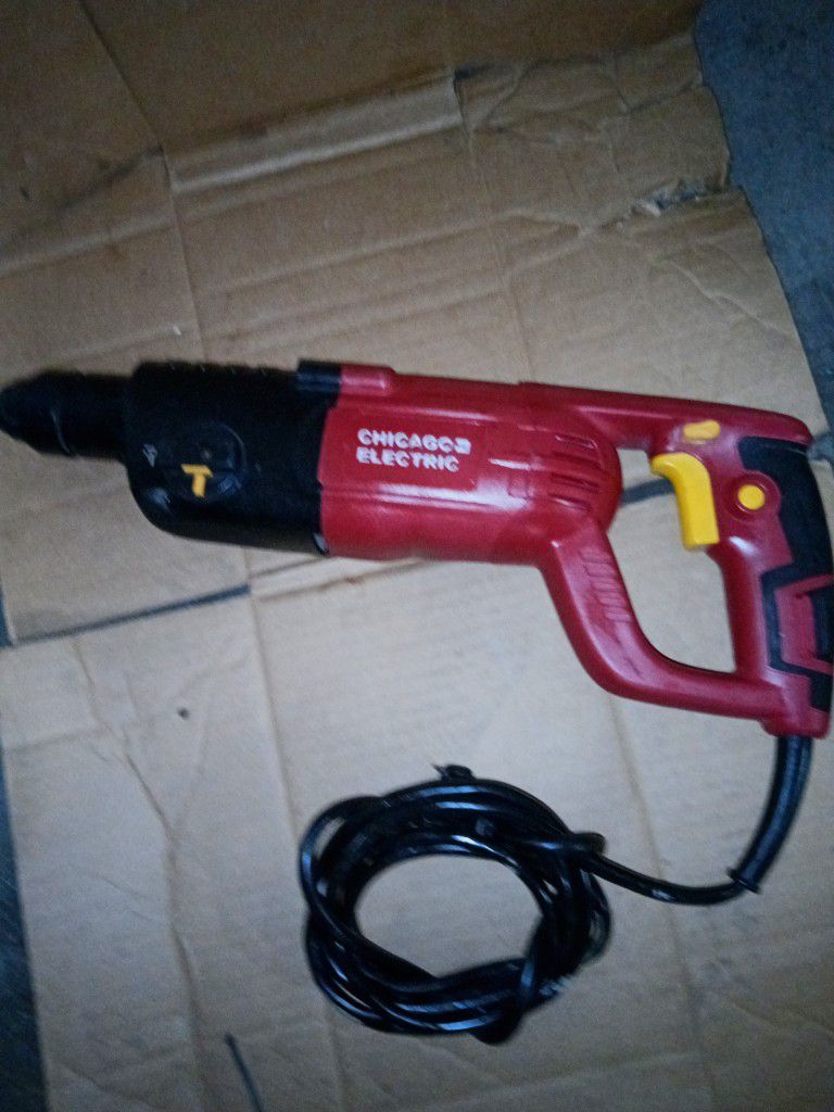 Chicago 1" SDS Rotary Hammer In Excellent Condition Like New 