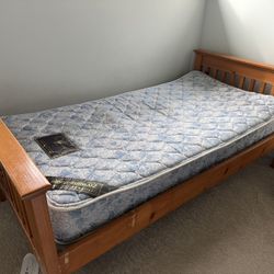 Single Wooden Bed Frame 