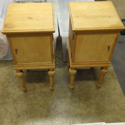 Nightstands, Danish Pine Antique