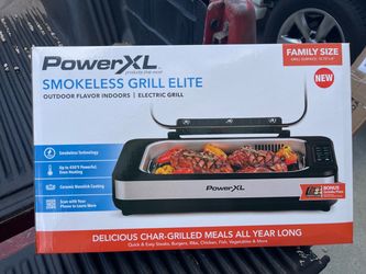 New never open smokeless grill