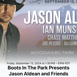 Boots In The Park Jason Aldean 9/13/2024