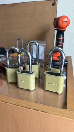5 Master Lock In Good Condition 35 For All