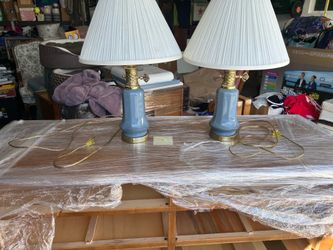 Lovely Blue Table Lamps