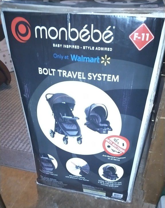 Monbebe Travel System Stroller And Car Seat In One. Brand New. Still In The Original Box. 