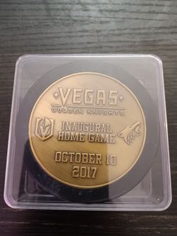Vegas Golden Knights Inaugural Season Puck