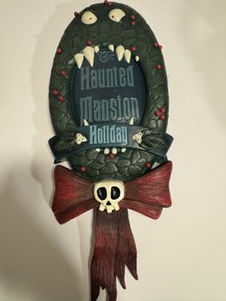 Disney Haunted Mansion Holiday Wreath Plaque LE 300