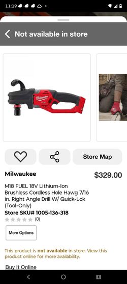 Milwaukee M18 fuel hole hawg