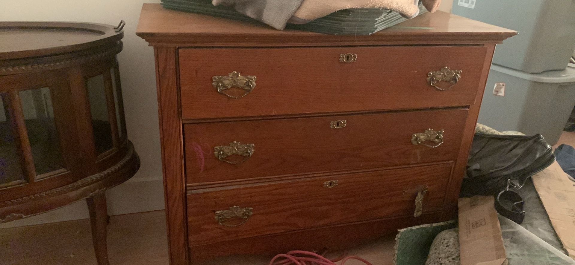 200 Year Old Dresser With Mirror