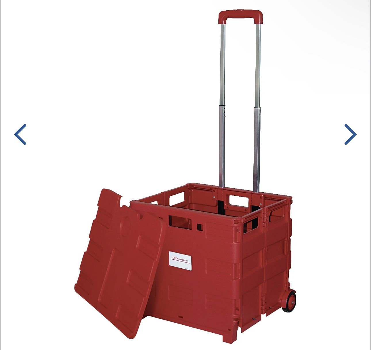 Office Depot Mobile Folding Cart w/Lid