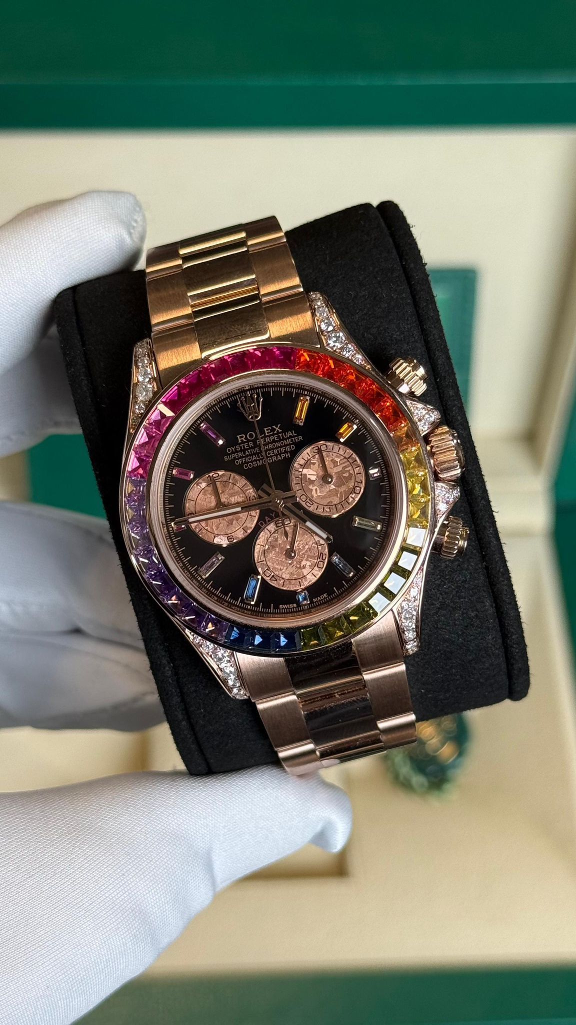 Rolex Daytona Rose Gold Rainbow