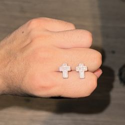 cross earrings 