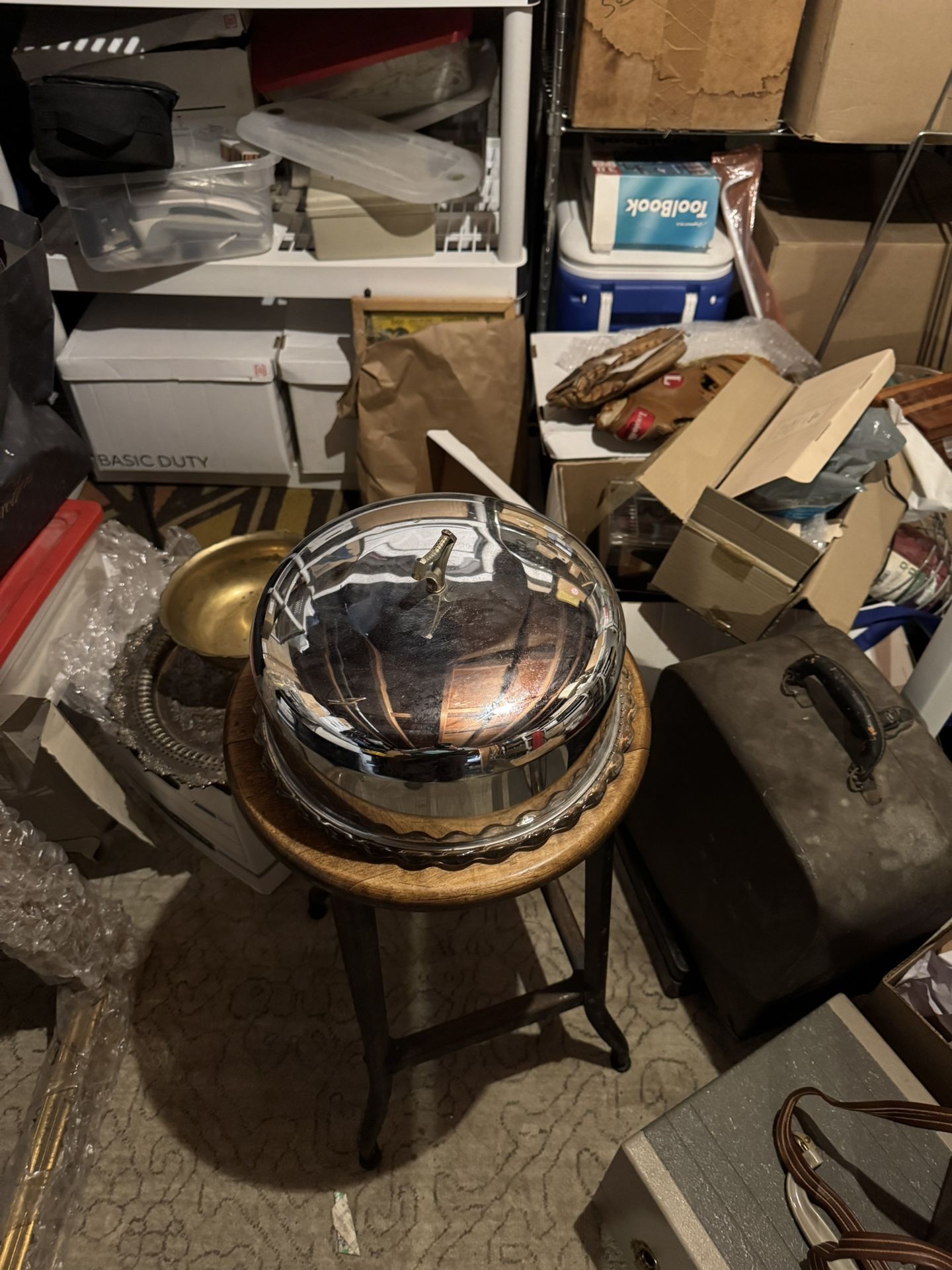 Cake Tray Crystal And Cover