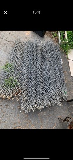 Chain Link Fence With Top Rail