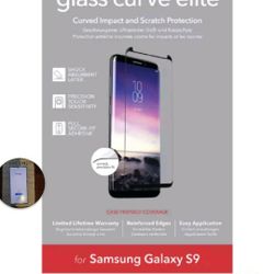 ZAGG INVISIBLE SHIELD FOR SAMSUNG GALAXY S9 GLASS CURVE ELITE TEMPERED (contact info removed)63