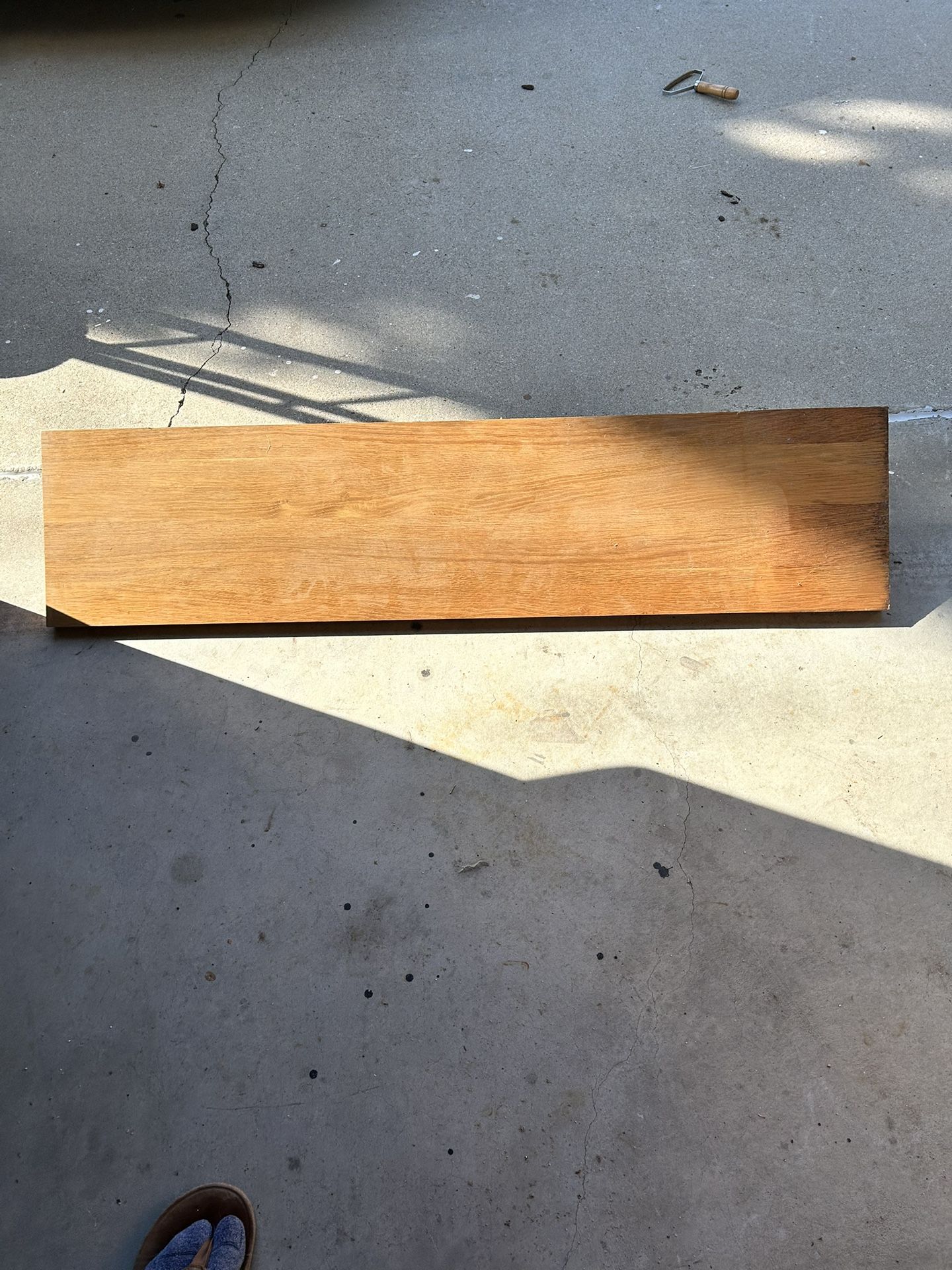 2 Wooden Shelves 47”x 11”