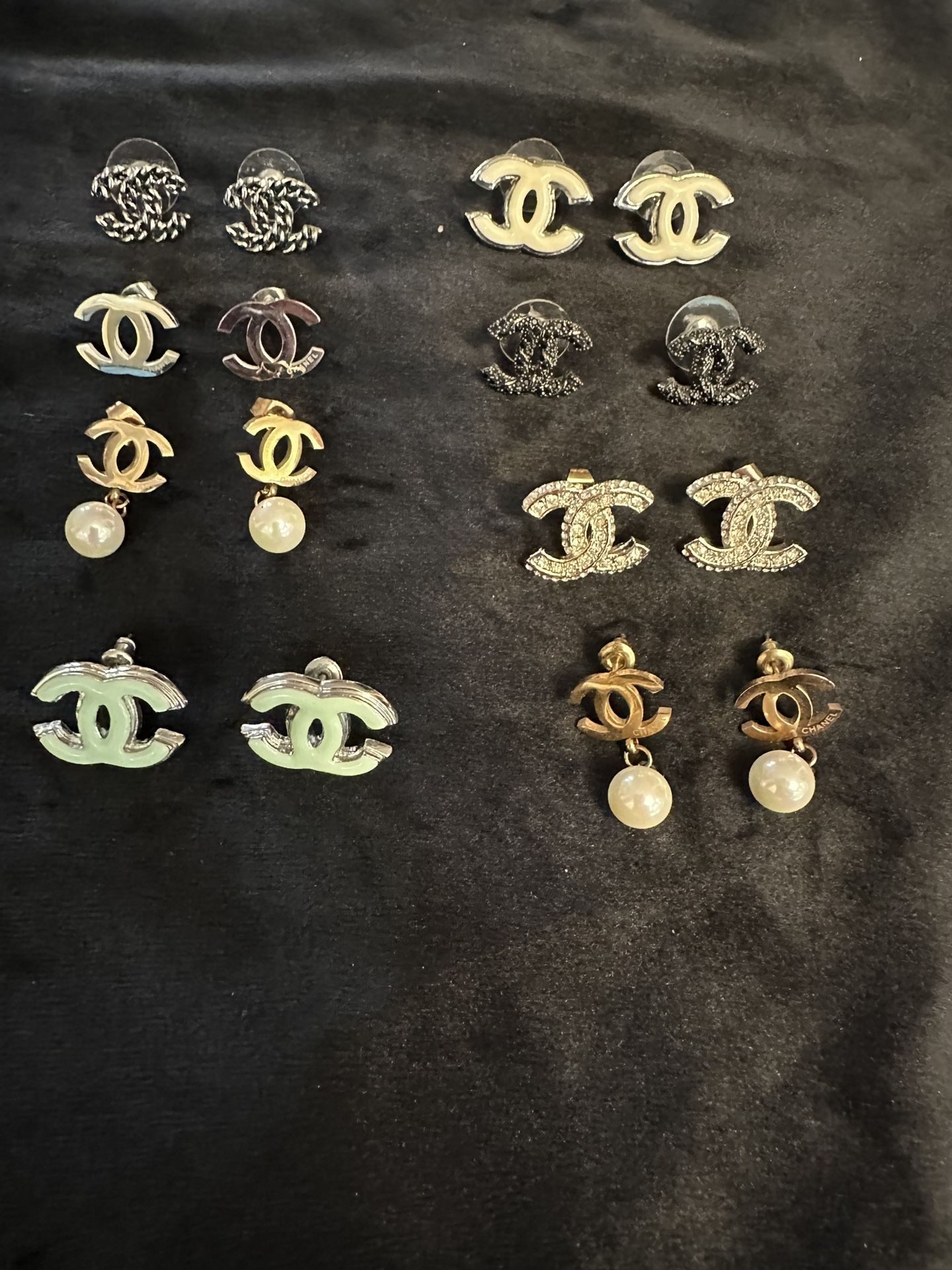 Set of 8 Pair Earrings New