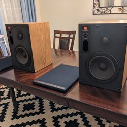 JBL Studio Monitors 4408 Wooden Cabinet Speaker with New Professional Refoam