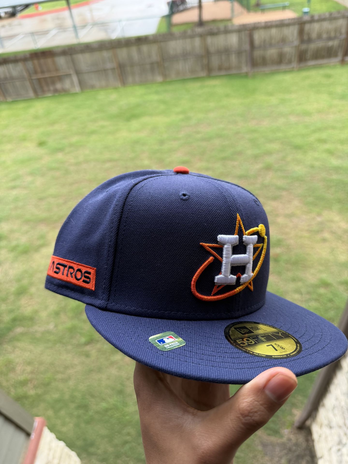 Houston Astros fitted cap 7 5/8