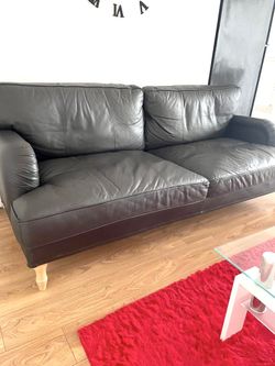 Sofa  Mueble   Two Set,  Dos Puestos / ikea brown leather / 
