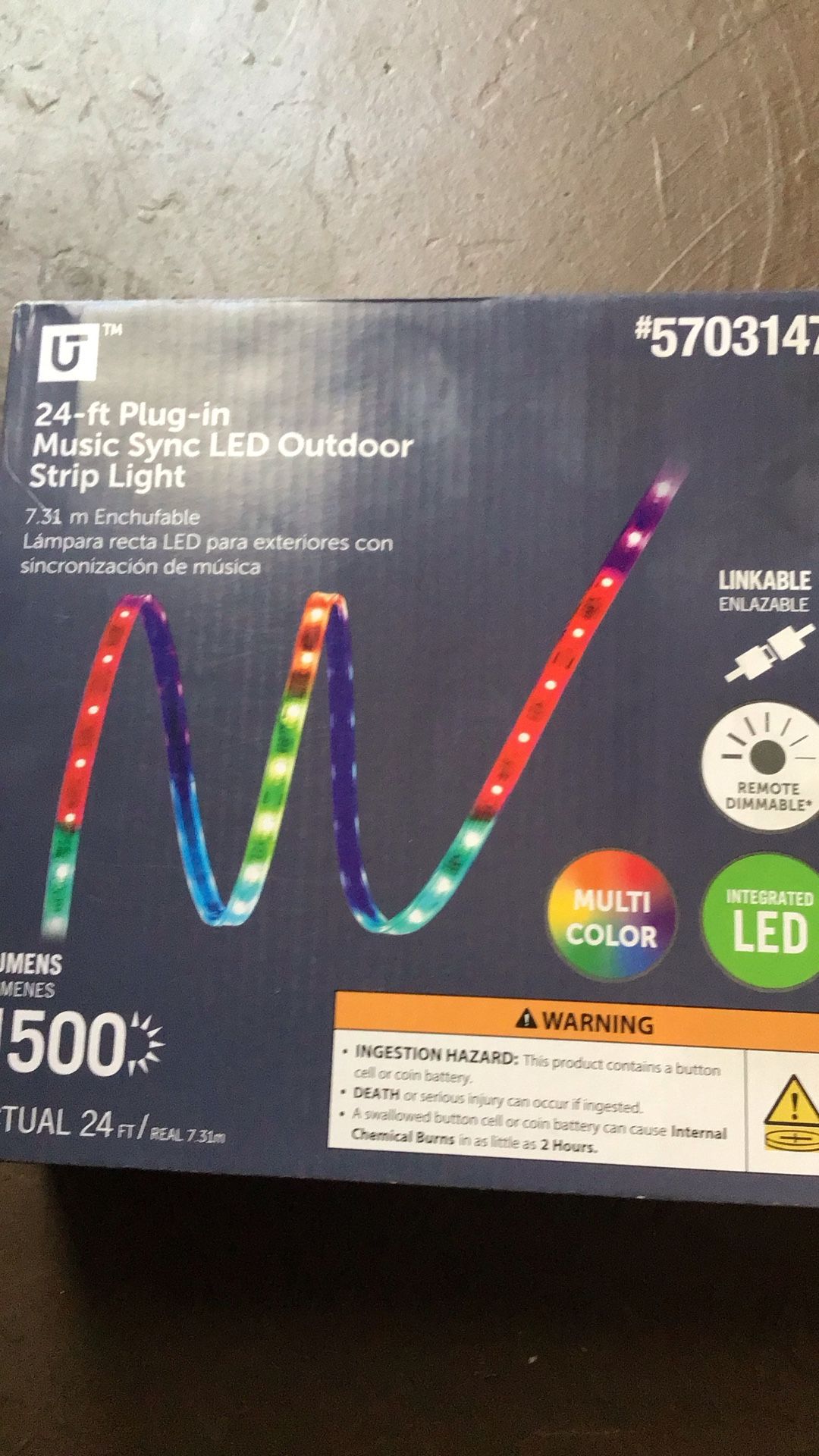 Music Sync LED Outdoor Light Strip